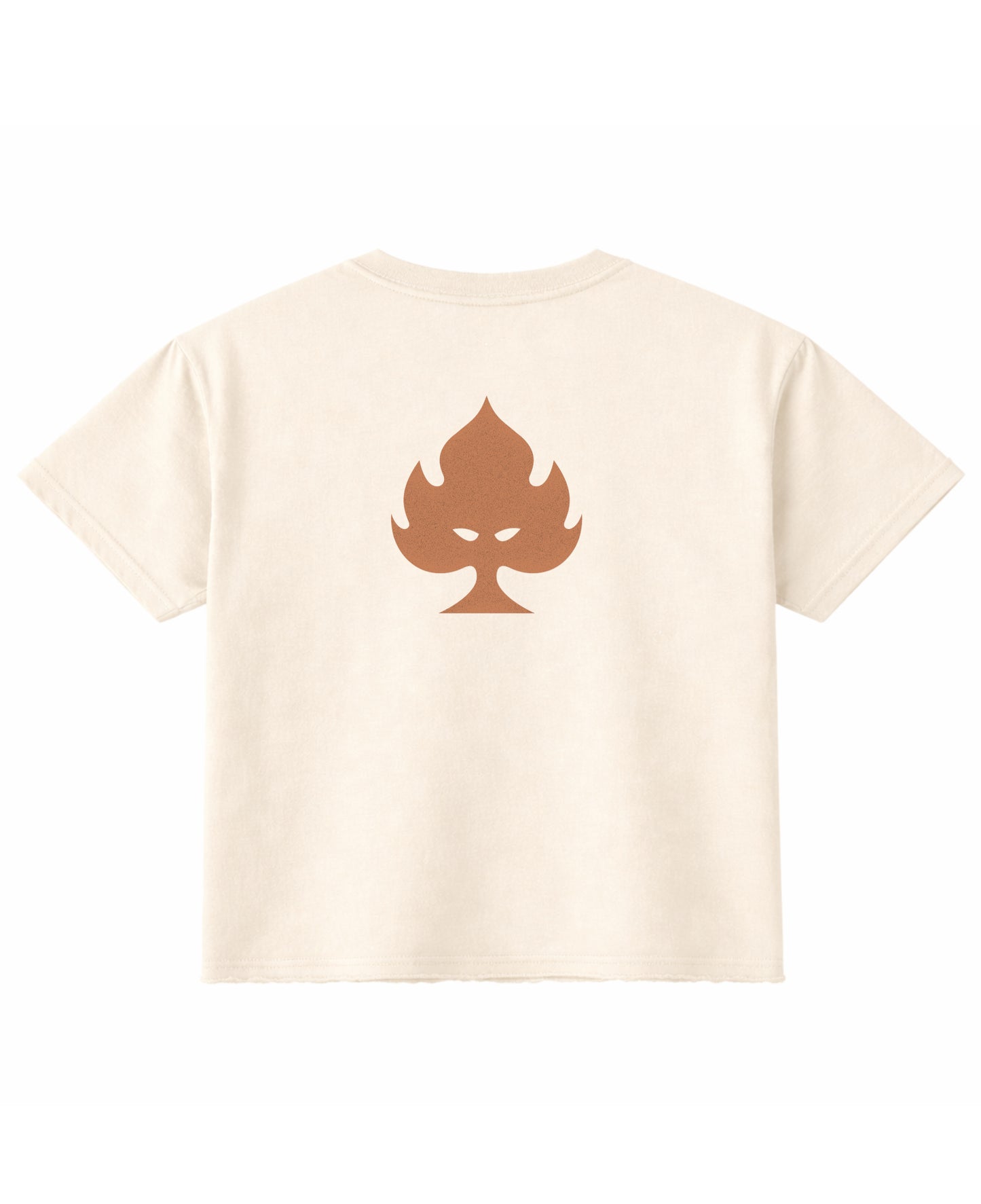 Off White Boxy Fit T-shirt Back Design