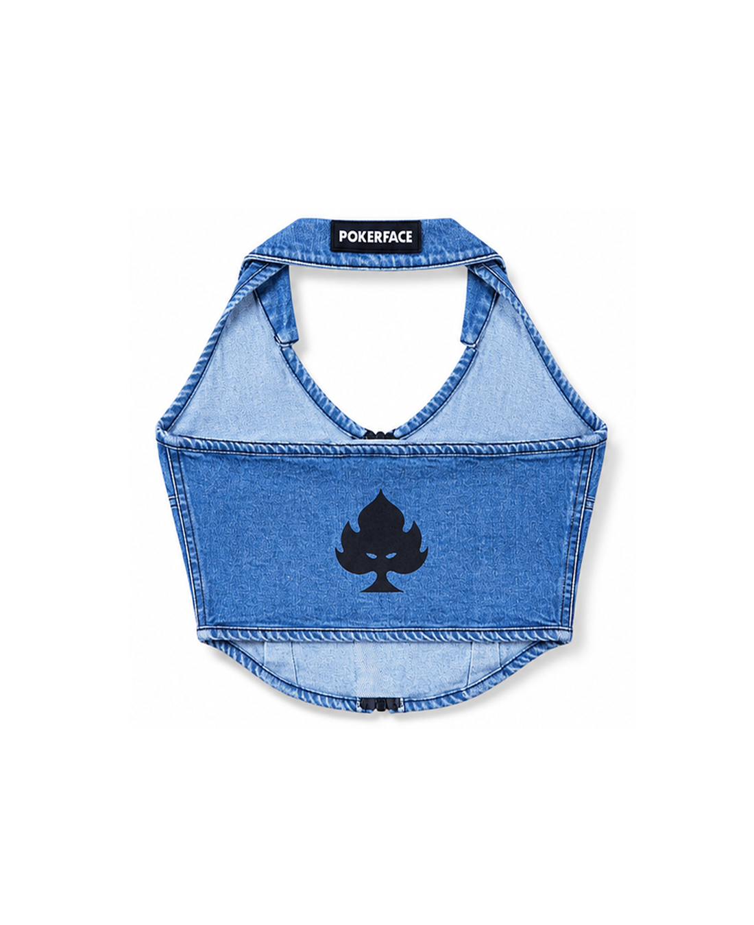 Drip Denim Top - POKERFACE® Streetwear