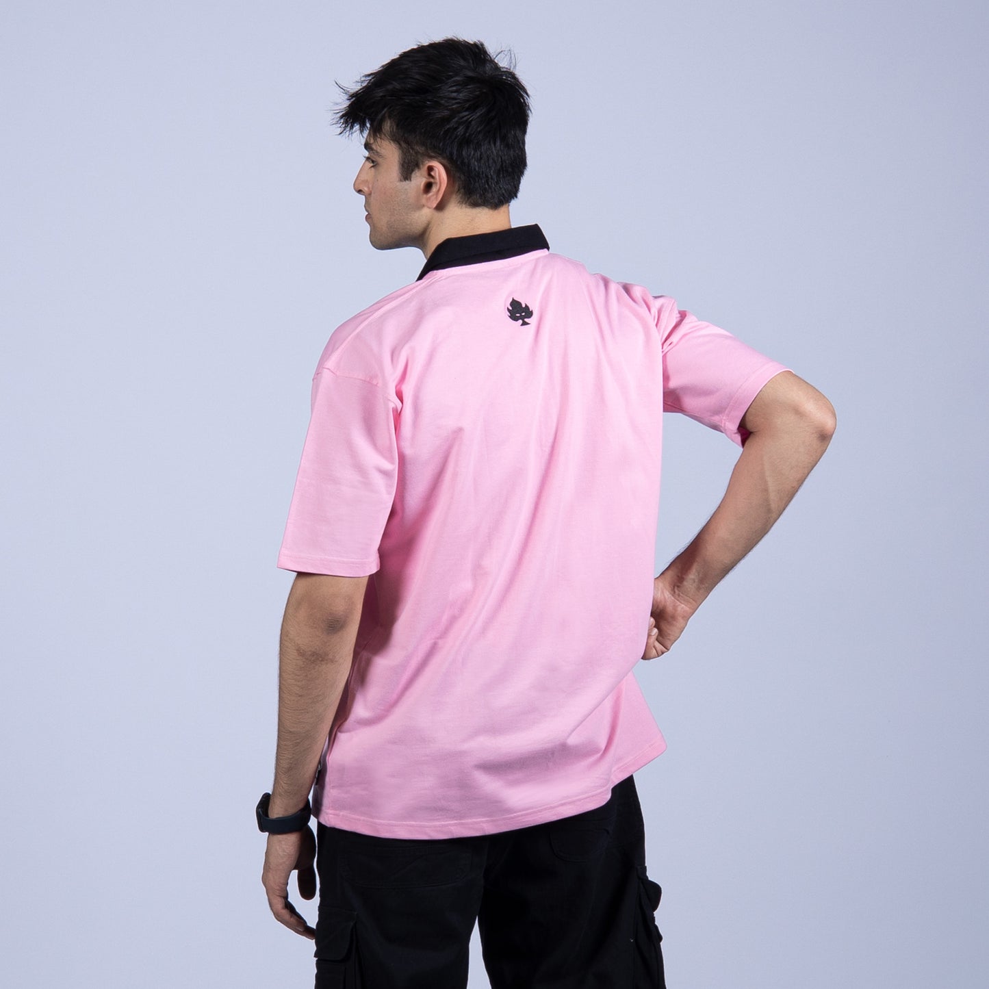 Pink Vibe Polo T-shirt