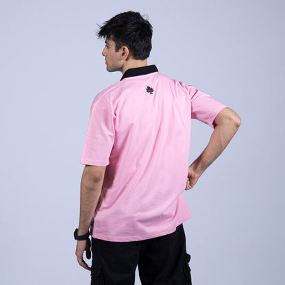 Pink Vibe Polo T-shirt