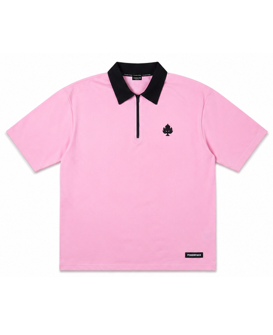 Pink Vibe Polo T-Shirt