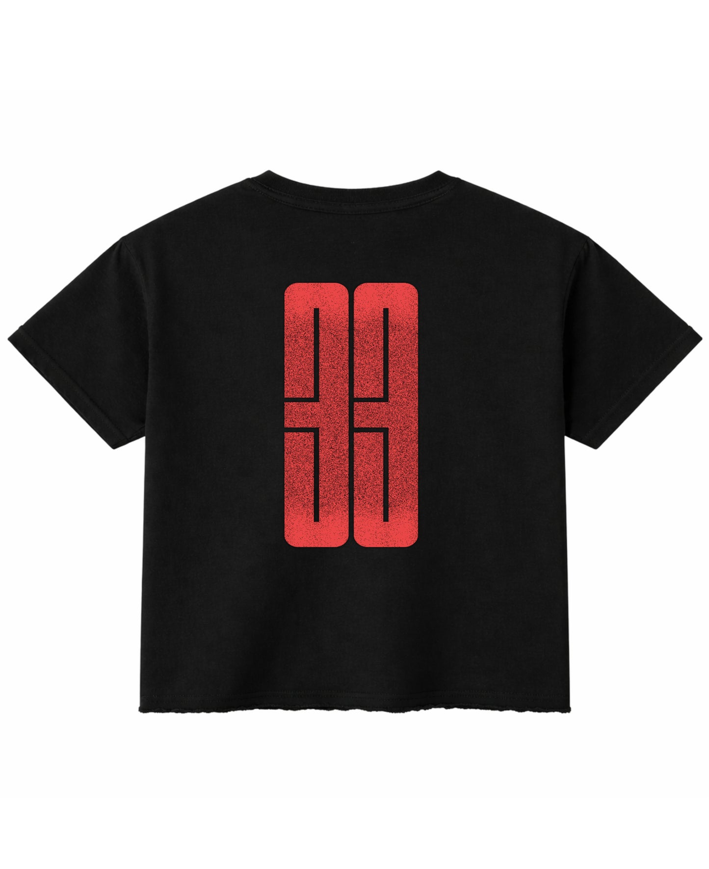 Black Boxy Fit T-shirt Back Design