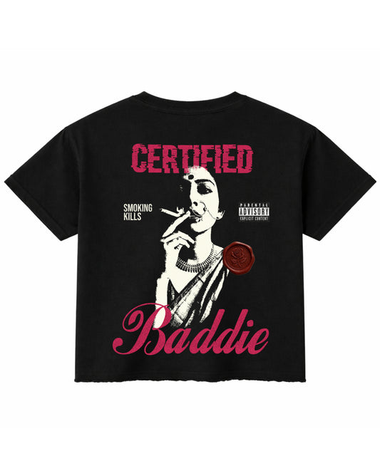 Black Boxy Fit T-shirt Back Design
