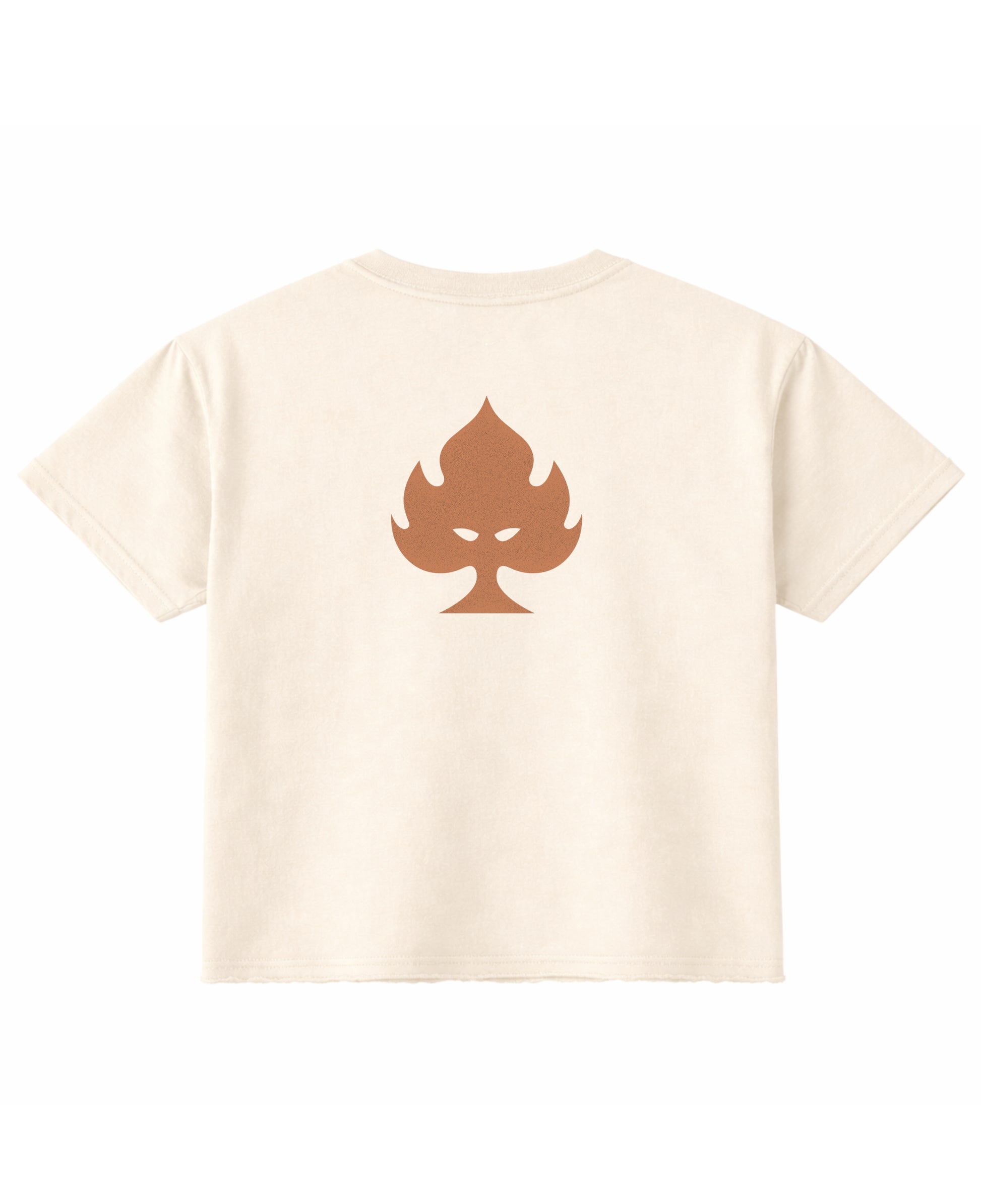 Off White Boxy Fit T-shirt Back Design