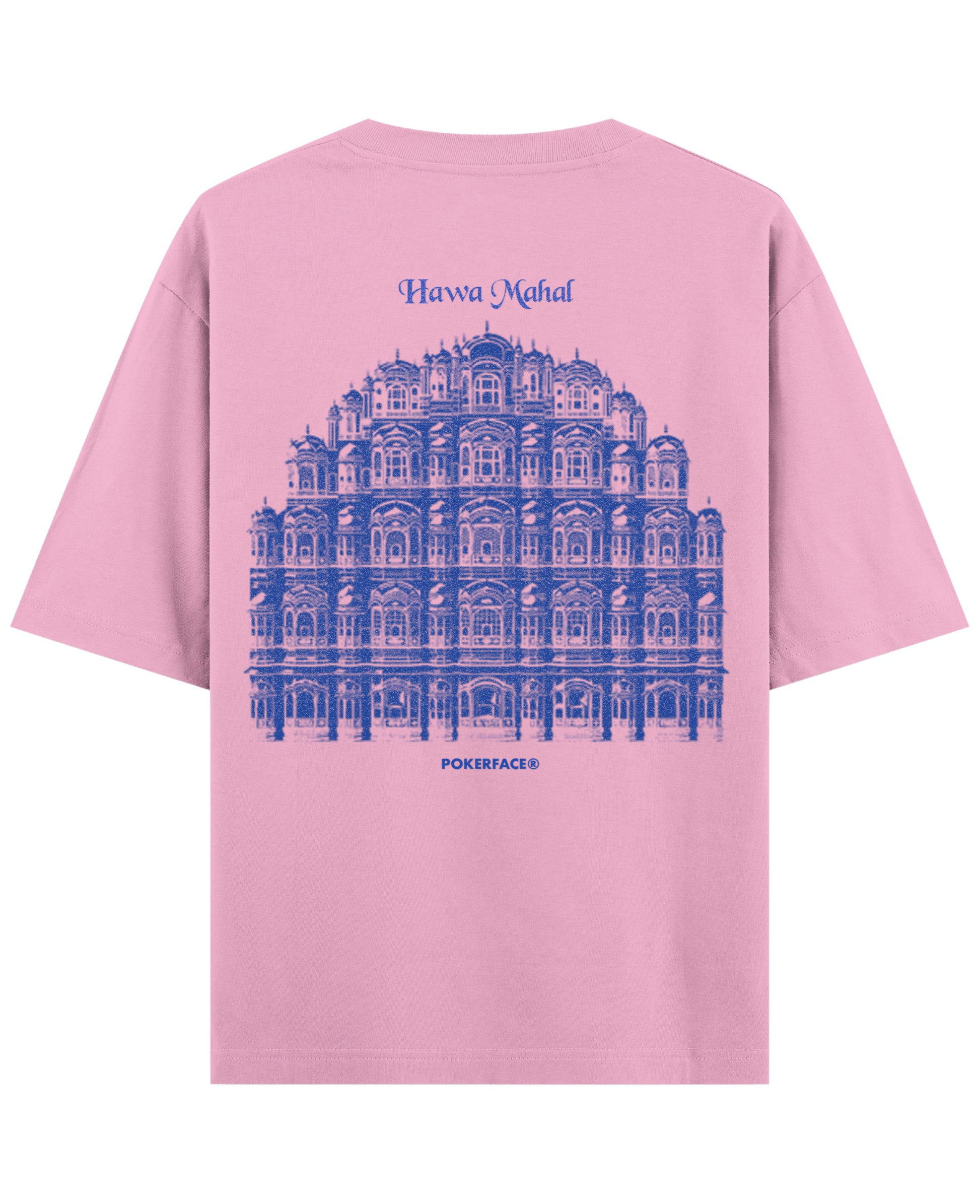 Baby Pink Oversized T-Shirt Back Design