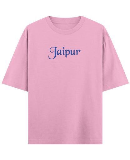 Baby Pink Oversized T-Shirt Front Design