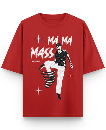 Red Oversized T-shirt Front Design