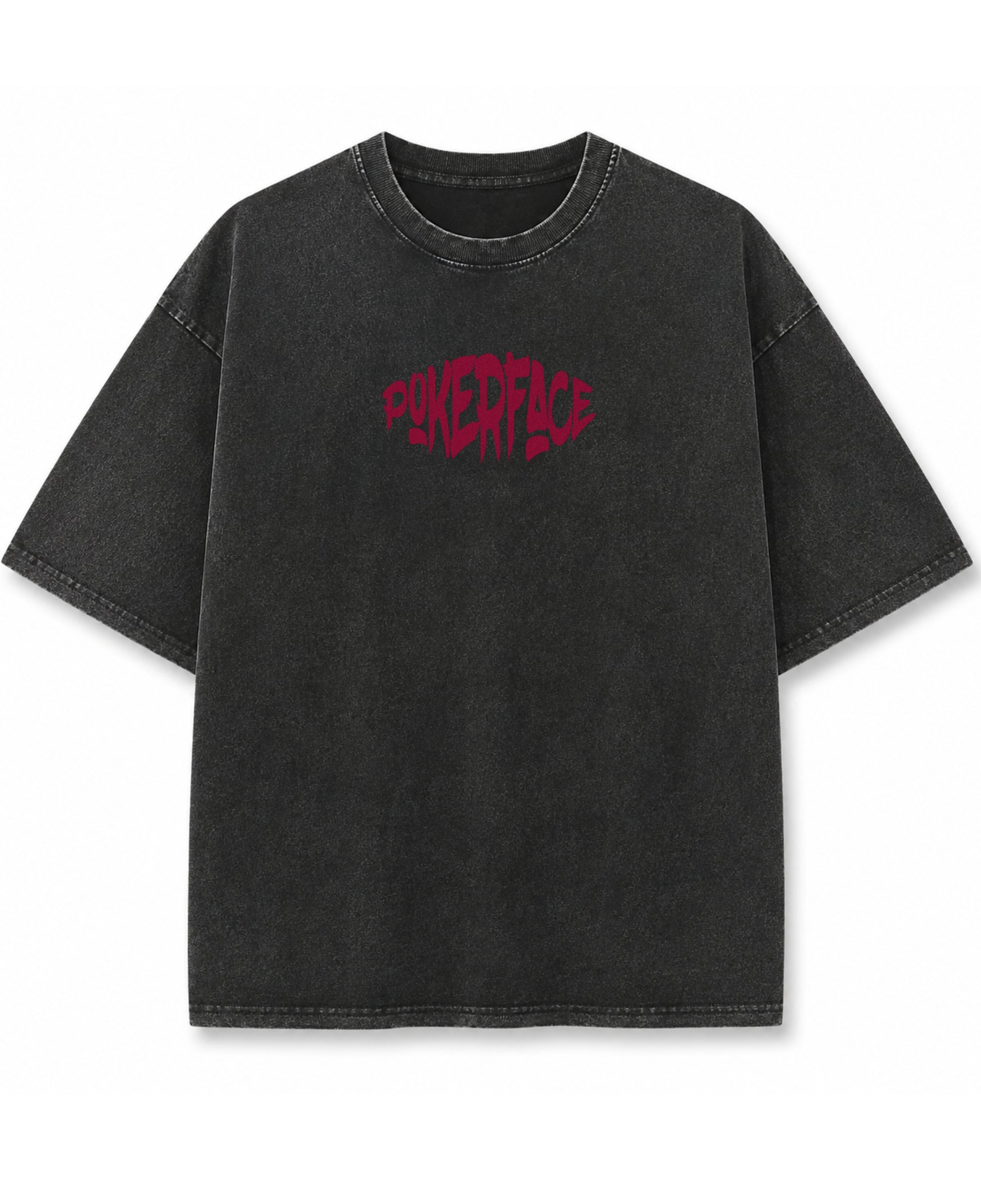 Vintage Fade Wash Oversized T-shirt Front Design