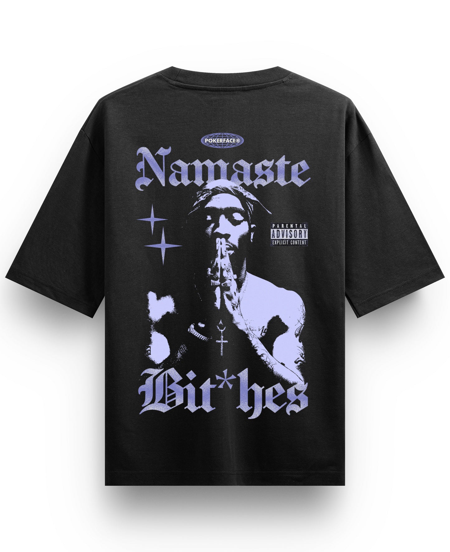 Black Oversized T-shirt Back Design