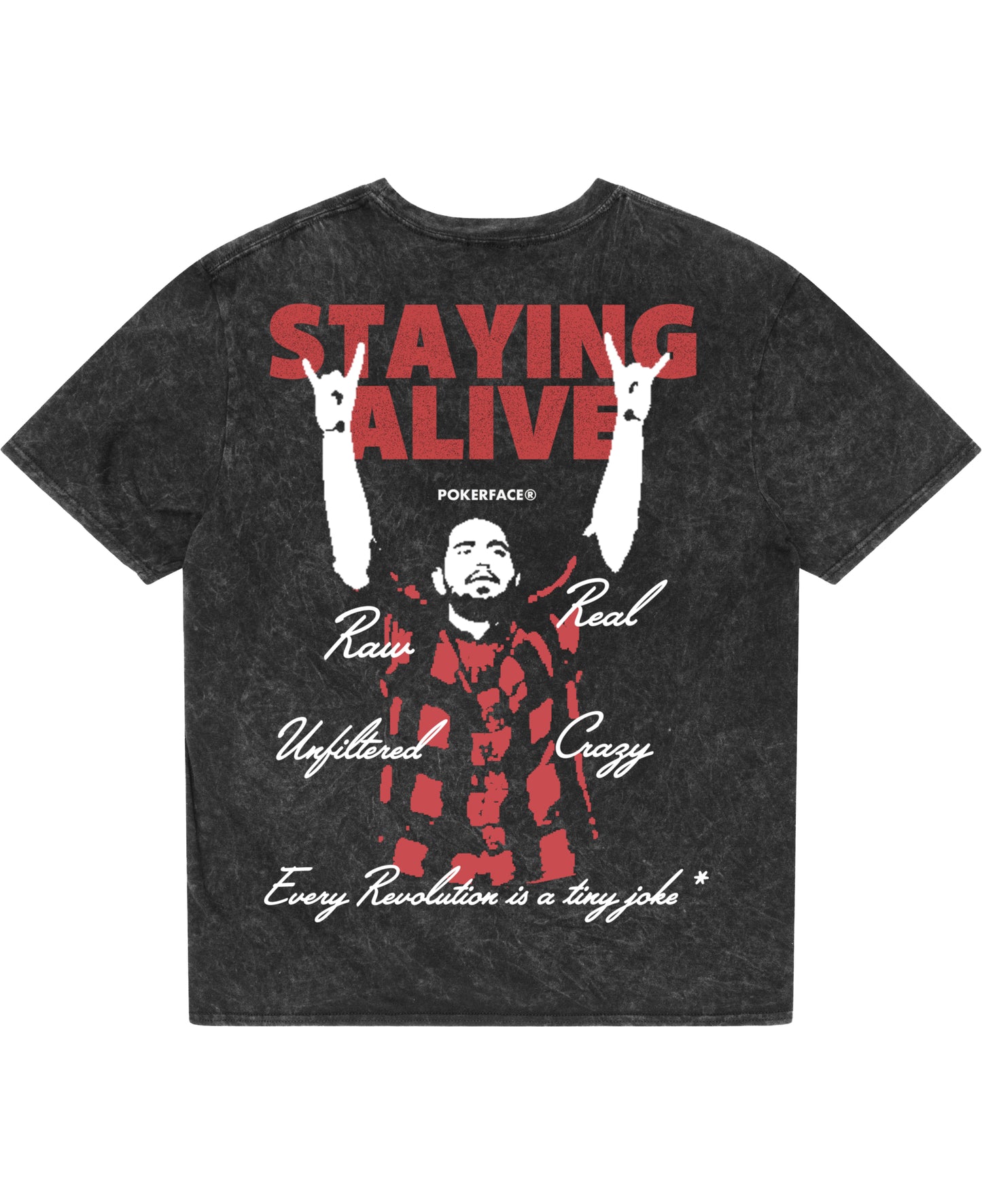 Acidwash Oversized T-shirt Back Design